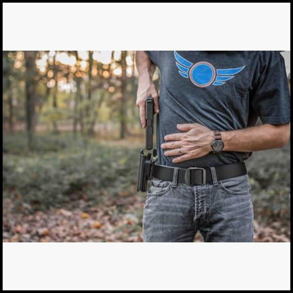 Tactical Nylon Convertible TDU Belt, Heavy Duty Webbing, Adjustable Buckle main image 5